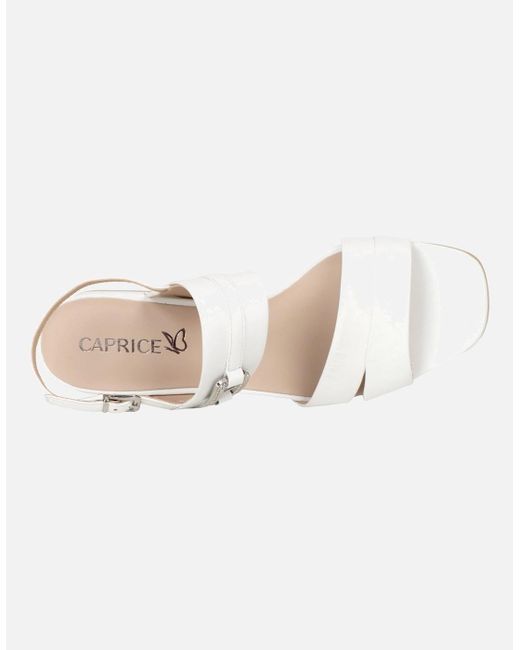 Caprice Metallic Plan Sandals