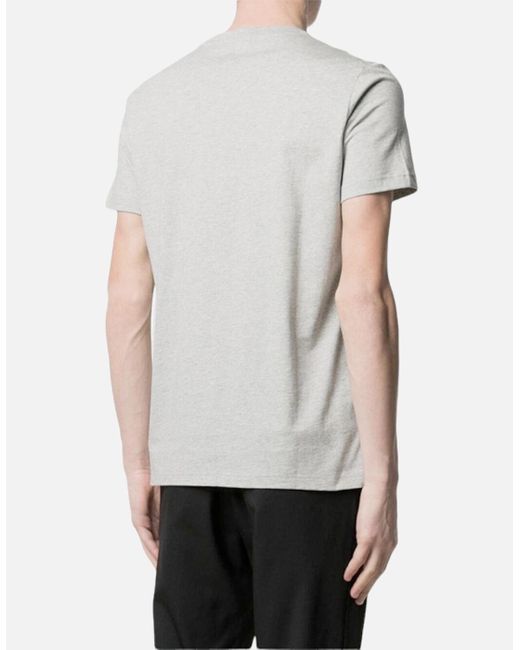DIESEL Gray T Diego Crew Neck T Shirts Cuty Dual Logo Printed Casual Cotton Tee for men