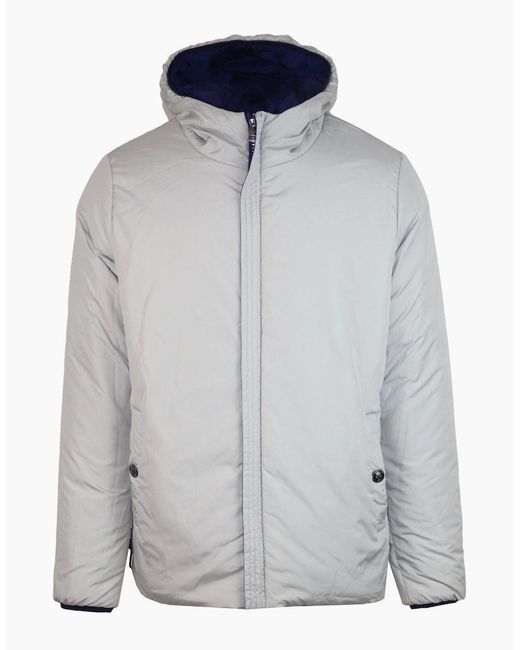 Philipp Plein Blue Plein Sport Patch Logo Reversible Jacket for men