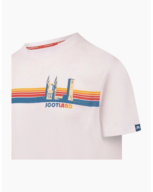Trespass Pink Standrew T-Shirt for men