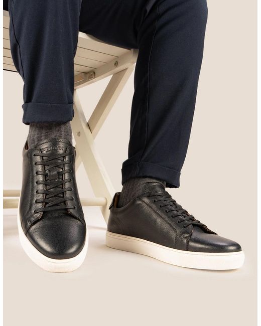 Oswin Hyde Black Harper Grain for men