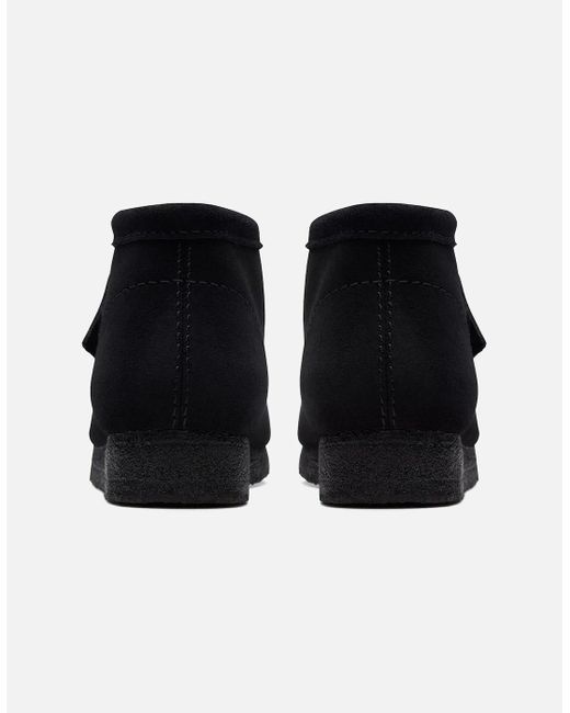 Clarks Black Originals Wallabee Boot for men