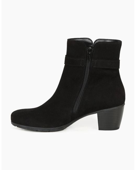 Gabor Black Equity Ankle Boots