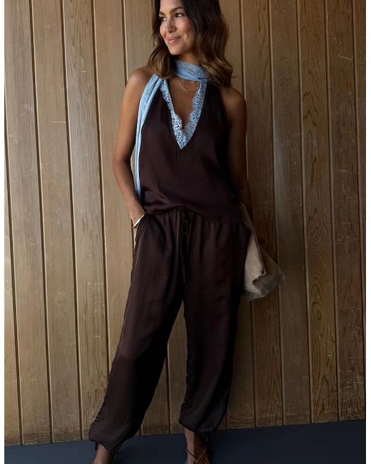 Never Fully Dressed Brown Chocolate Naomi Trousers