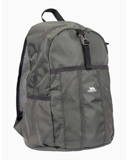 Trespass Gray Turzo Packaway Backpack