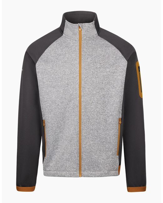 Trespass Gray At300 Foxearth Full Zip Fleece Jacket for men
