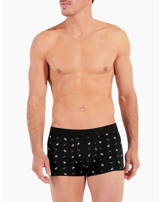 Hom Black Nevada Rock Boxer Trunk for men