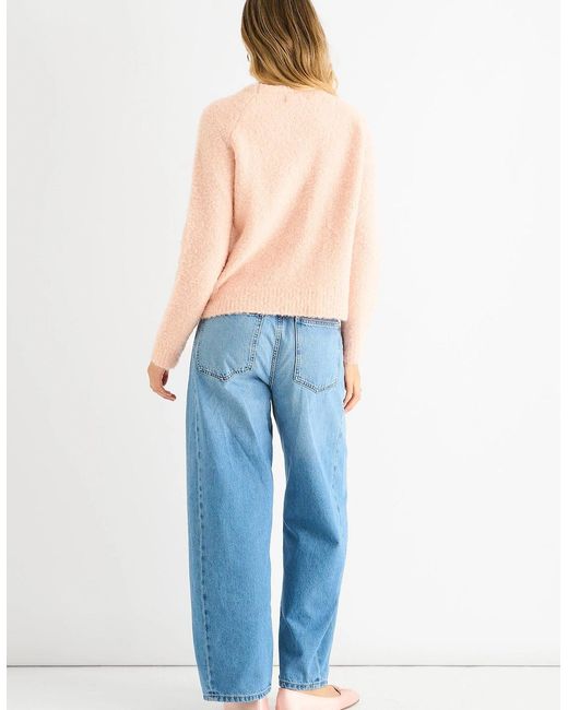 Gini London Blue Gini Logo Cozy Knit Jumper