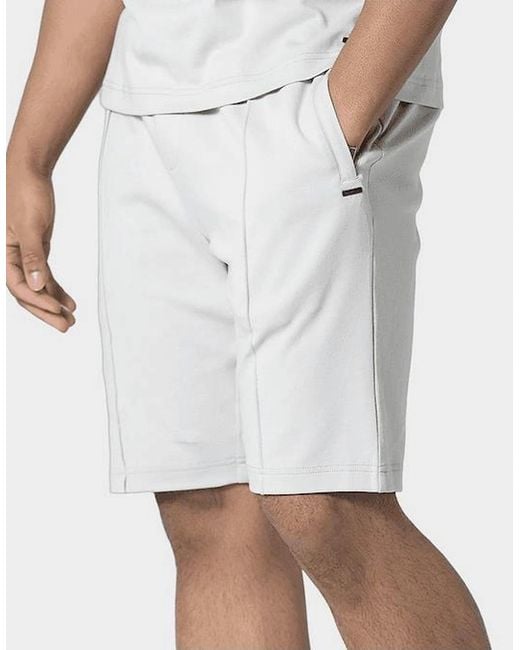 883 Police White Kitmat Nelmat Pleated Light Polo Shirt Set for men