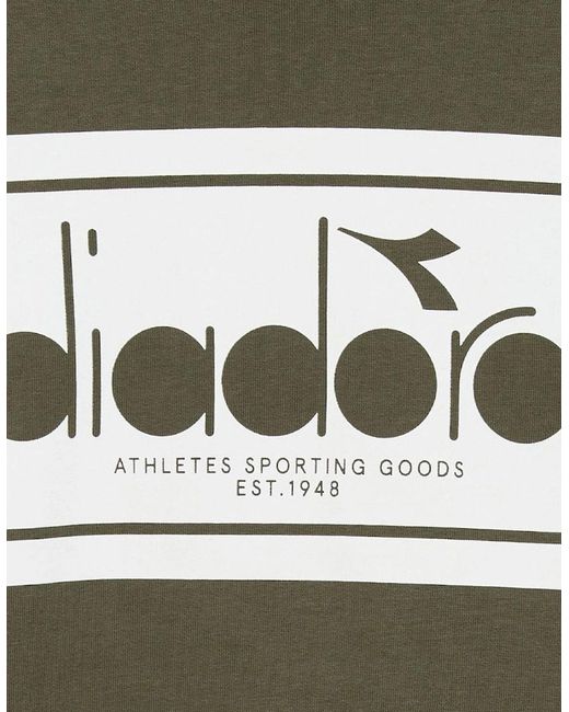 Diadora Green Logo Rifle Hoodie for men