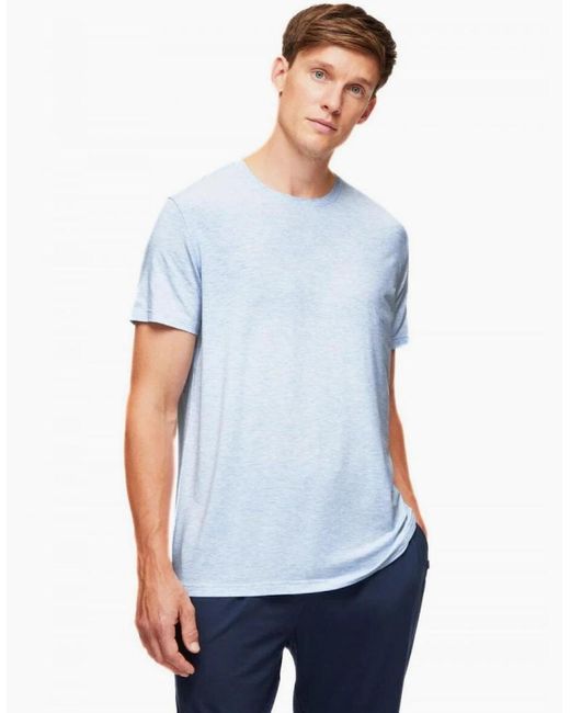 Derek Rose Blue Ethan Micromodal Stretch T-Shirt for men