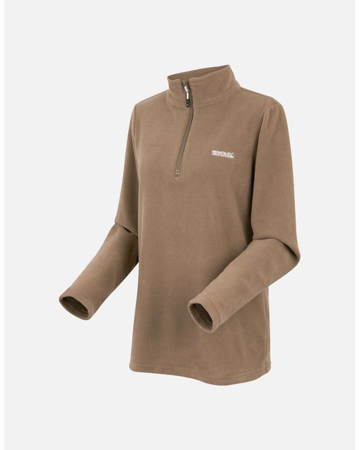 Regatta Purple Great Outdoors /Ladies Sweetheart 1/4 Zip Fleece Top