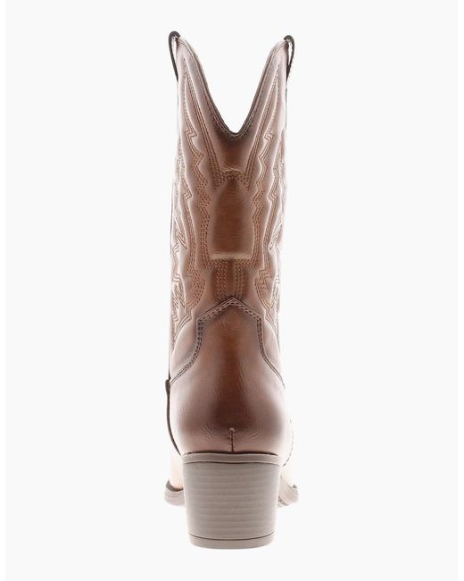 Apache Brown Cowboy Boots Ranch Tan Uk Size