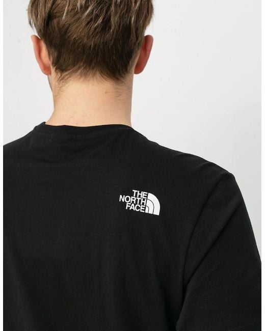 The North Face Black Simple Dome Short Sleeve T-Shirt for men