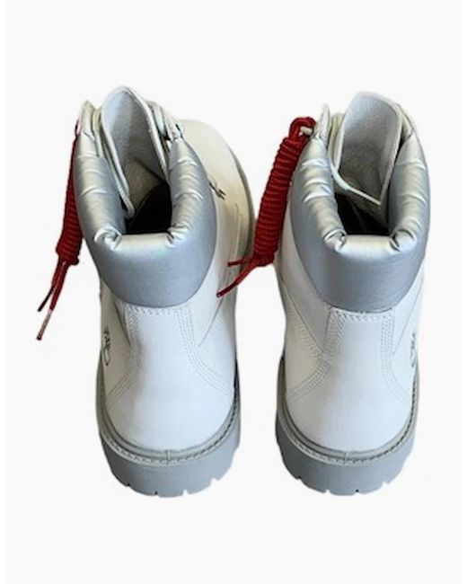 Timberland White Premium 6 Inch Boot