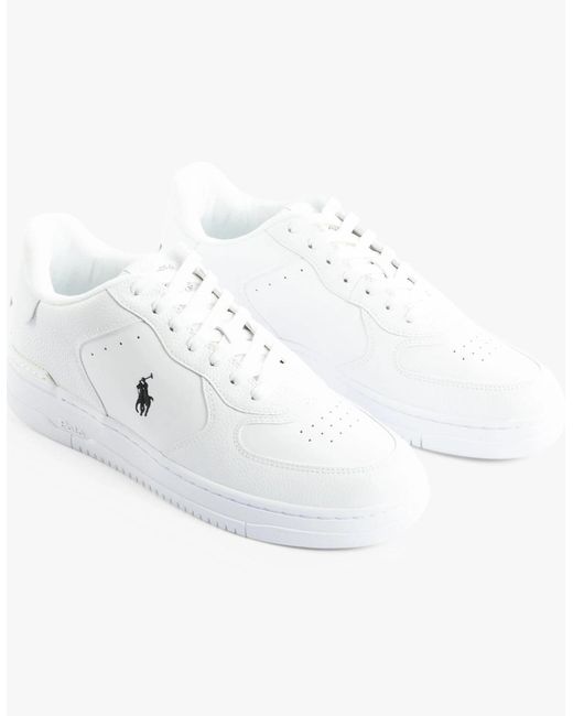 Polo Ralph Lauren White Masters Trainers for men