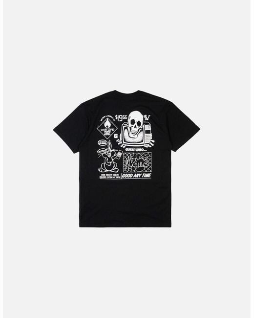 Vans Black Crazy Eddie T-Shirt for men