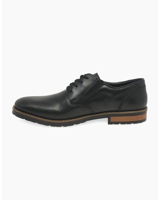 Rieker Black Turin Shoes for men