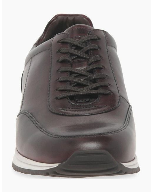 Loake Brown Bannister Trainers for men