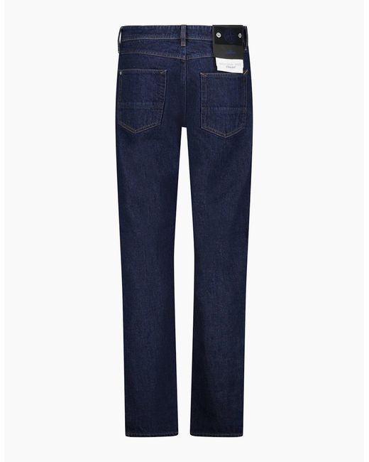 Stone Island Blue Denim-Rinsed Jeans for men