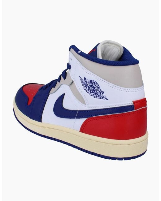 Nike Blue Air Jordan 1 Mid Trainers Dq8426 102 for men