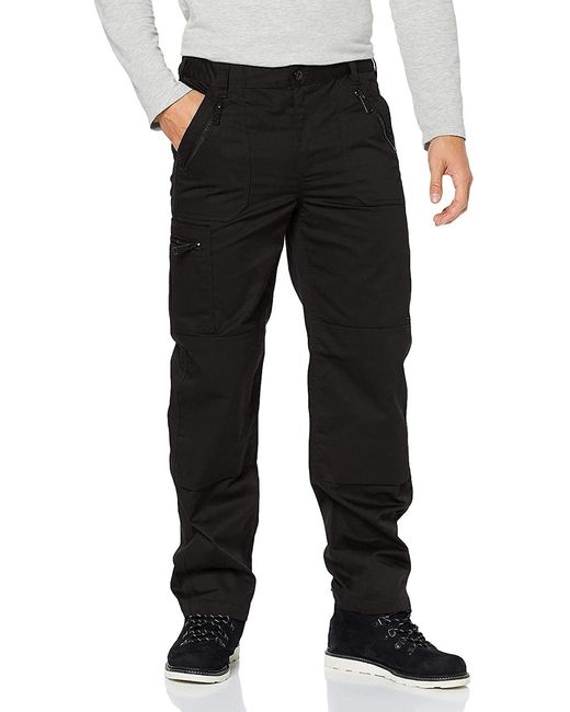 Regatta Black Pro Action Trousers for men