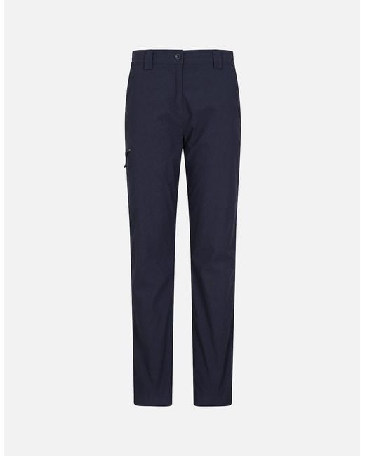 Mountain Warehouse Blue Ladies Winter Hiker Stretch Hiking Trousers