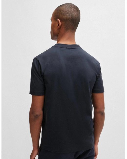 Boss Blue Boss Tee V Stretch Cotton V-Neck T-Shirt for men