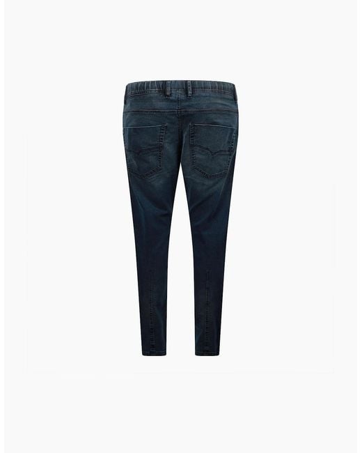 DIESEL Blue Krooley Ne Sweat Tapered Jeans for men