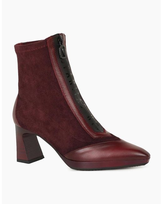 Hispanitas Purple Atlanta Ankle Boots