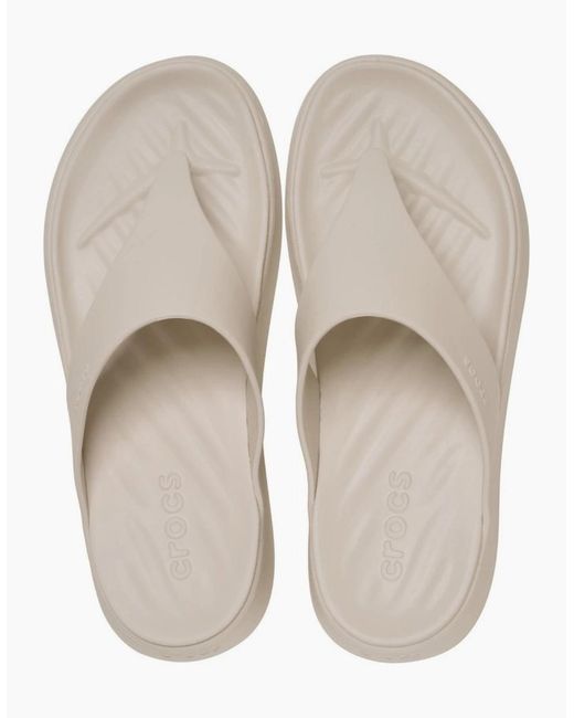 CROCSTM White Getaway Triangle Eva Frappe Sandals