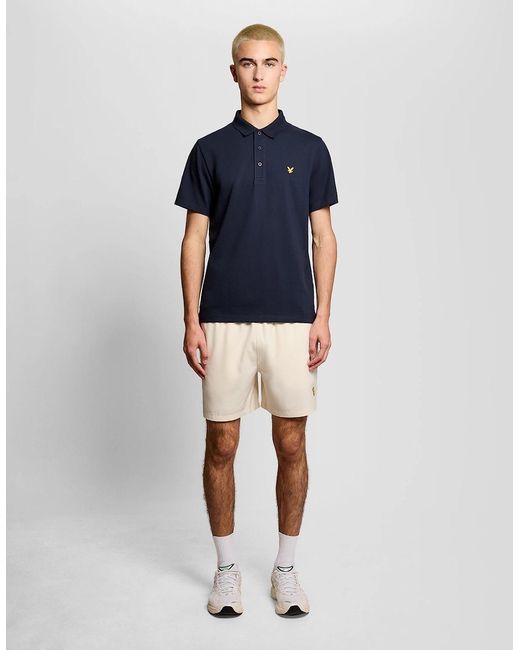Lyle & Scott Blue Sports Polo Shirt for men