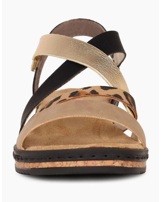 Rieker Brown Kaz Sandals