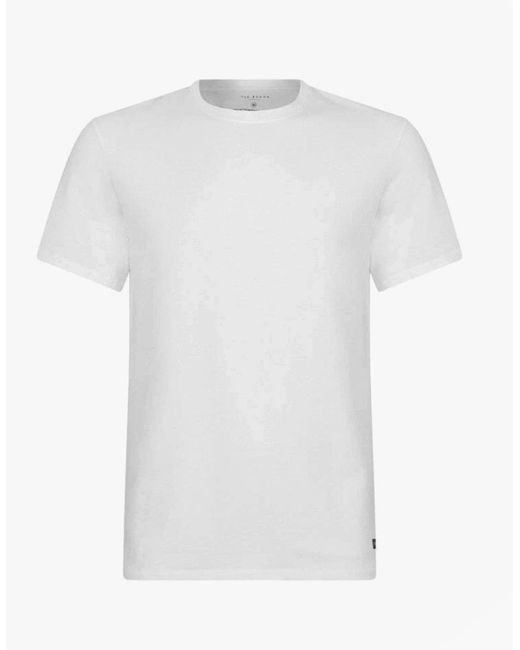 Ted Baker Black 3-Pack Crew Neck T-Shirts for men