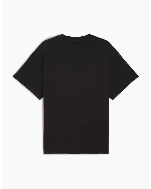 PUMA Black Hooptopia Break Fast Short Sleeve Performance T-Shirt for men