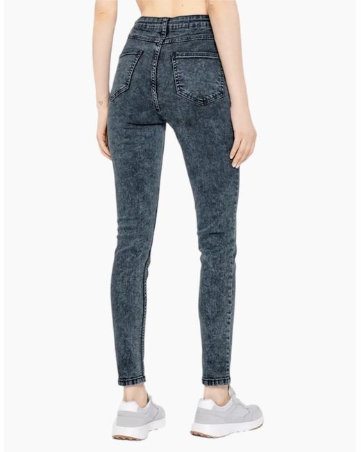Brave Soul Blue Shelly Denim Jeans Slim Fit Casual Skinny Leg Trousers Pants