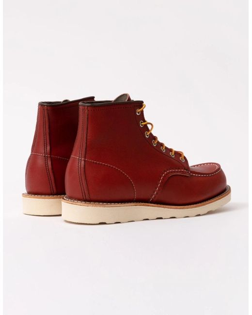 Red Wing Red 8875 6-Inch Classic Moc Toe Boot for men