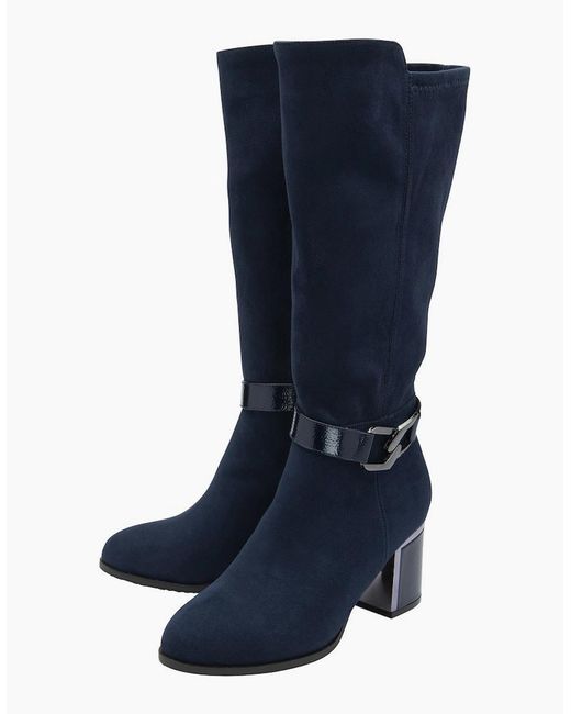 Lotus Blue Harwin Knee High Boots