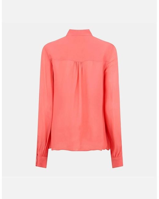 Ted Baker Pink Regular Fit Long Sleeve Cuff Shirt