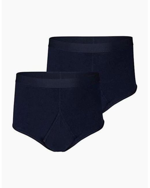 ESPIONAGE Blue Y-Front Big & Tall Briefs for men