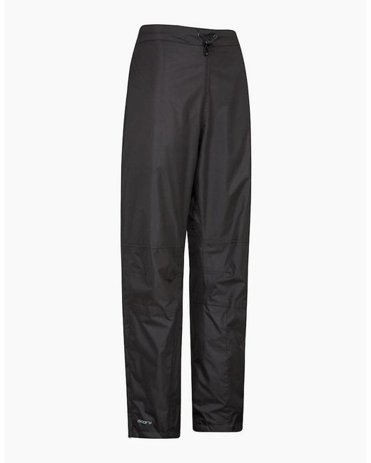 Mountain Warehouse Gray Spray Waterproof Trousers for men