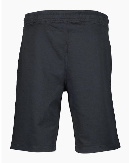 C P Company Gray Light Fleece Logo Bermudas for men