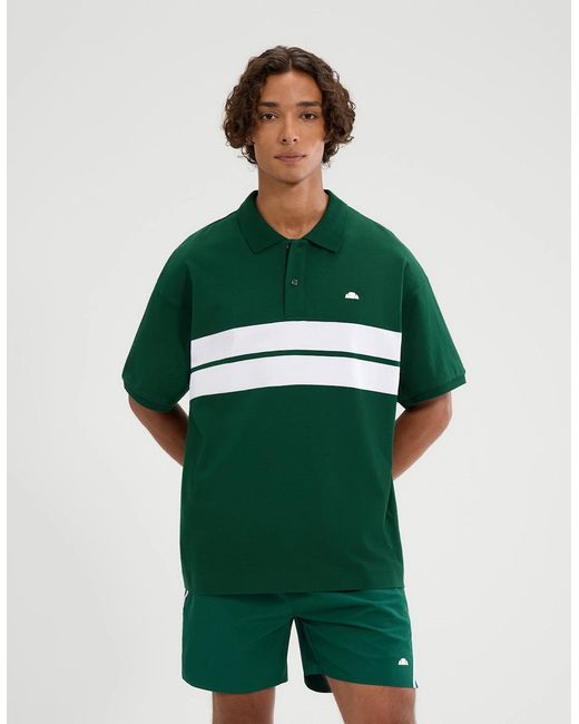 Ellesse Green Sbarri Polo for men