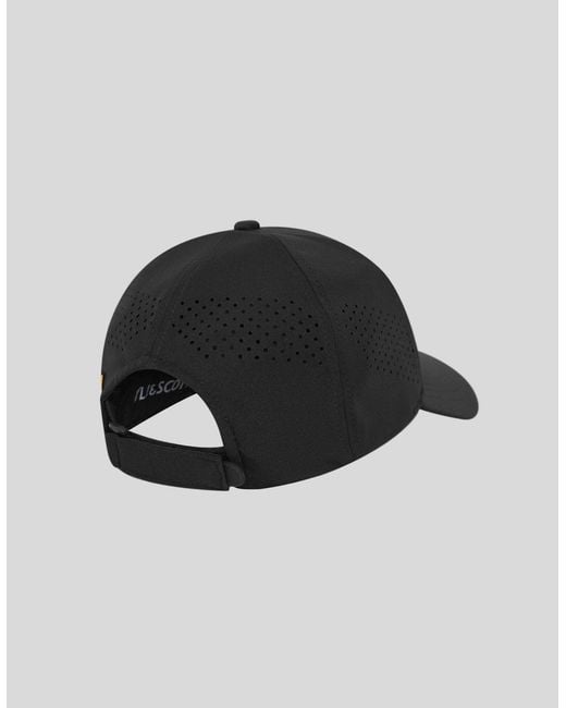 Lyle & Scott Black Ventilated Performance Cap for men