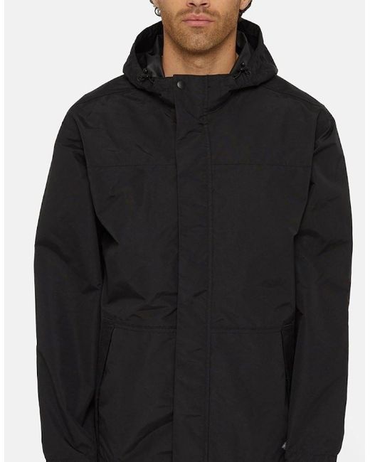Dickies Black Waterproof Rain Jacket for men