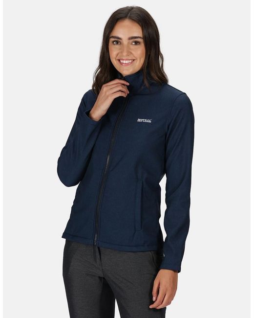 Regatta Blue Ladies Connie V Softshell Walking Jacket
