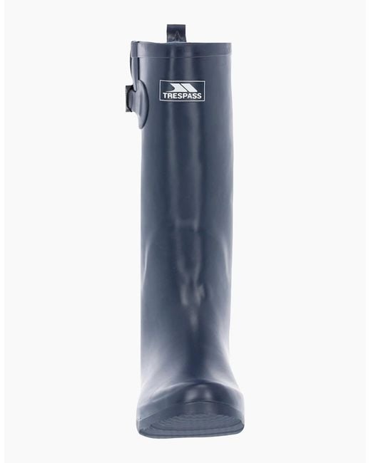 Trespass Blue Ladies Damon Waterproof Wellington Boots