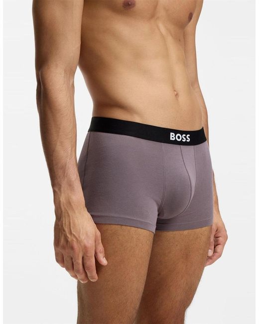 Boss Gray One Trunks for men