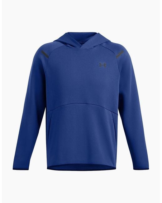 Under Armour Blue Armour Ua Unstoppable Fleece Hoody Eu Hoody for men