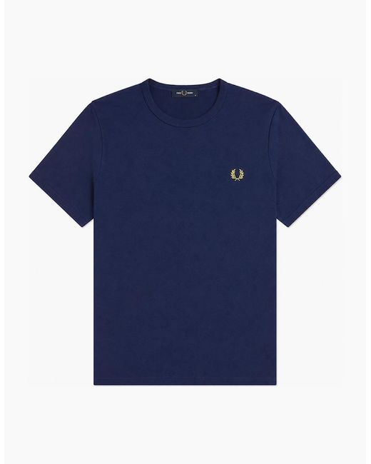 Fred Perry Blue Ringer T-Shirt French for men